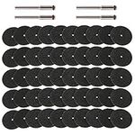 54 Pcs Abrasive Cutting Tool Accessory Reinforced Fiberglass 1 1/4 inch Cut Off Wheels Abrasive Cutting Tool Disc with 4 Mandrels Included Rotary Discs Compatible With Dremel Cutting Rotary Tool Accessory