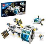 LEGO City Lunar Space Station 60349 Building Kit (500 Pieces), Multi Color