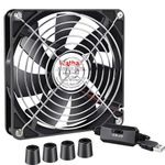 Wathai 140mm x 25mm USB Cooliing Fan 5V with Speed Control for Computer Case Receiver DVR Playstation Xbox PS4 Router Cabinet Cooling