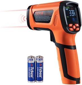 VEVOR Termometro a Infrarossi, Pistola Termica a Doppio Laser Senza Contatto da -40°C~1500°C, Pistola Termica Portatile a Infrarossi per Fusione/Cottura/Forno per Pizza/Motore (non per esseri umani)