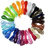 Marrywindix 29 Pairs 39" Round Colourful Athletic Shoe Laces for Sneakers Skate Shoes Boots Sport Shoes (29 Colors)