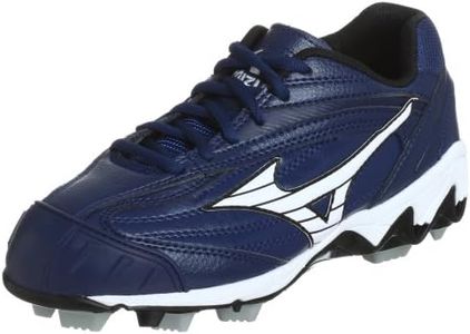 Mizuno Women's Finch 9 Spike Low G3 Softball Cleat, Royal/White, 11.5 M