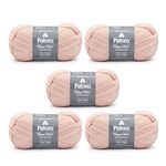 Patons Classic Wool Peach Blush Yarn - 5 Pack of 3.5oz/100g - Wool - 4 Medium - 210 Yards - Knitting, Crocheting & Crafts
