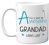 Stuff4 Grandad Mug, Grandpa Birthday Gifts, Fathers Day Present - This is What an Awesome Grandad Looks Like - 11oz Ceramic Dishwasher Safe Mugs, Grandad Birthday Gifts for Grandad, Grandpa Gifts