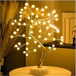 IMNISHNAY Tree Lamp for Baby Room Decor,Pearl LED Fairy Lights Spirit Tree,Bonsai Tree Light, LED Tree Lamp,Twinkling Tree Light Decoration for Room,Wedding,Bedroom,Gifts (36 LED Pearl) Plastic