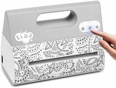 Find Scrapblooms Portable Automatic A4 Die Cutting Machine,Electric 9 inch Embossing Machine kit for CardMaking, Crepe Paper Flower Making (Grey Machine)