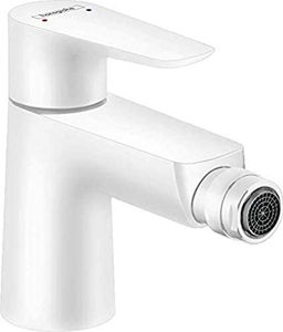 hansgrohe Talis E Single Lever Bidet Mixer with Pop Up Waste - Matt White