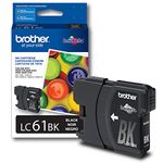 Brother LC61BKS Genuine Ink Cartridge (Black)