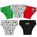 Marvel Boys Pants 5 Pack Cotton Briefs Avengers Spiderman Superhero Teenagers Toddlers Boys Underwear Soft Breathable Hulk Iron Man Captain America Underpants (Multi Aop, 11-12 Years)