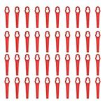 Zerodis Weed Blades Replacement, Weed Wacker Head Blades 40pcs Lawn Mower Trimmer Blades Replacement for Cordless Grass Trimmer