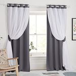 PONY DANCE Double Layer Curtains - 