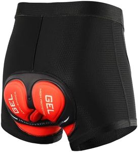 Lixada Cycling Shorts, 5D Gel Padded Quick Drying Underwear for Men