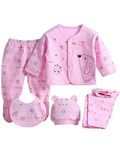 Baby Boy Clothes 0-3 Months 5pcs Baby Girl Outfits Gifts for Newborn