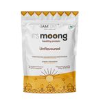 I AM LOVE Plant Protein Powder Its Moong For Women And Men, Healthy Vegan Protein Powder With Moong And Brown Rice Isolate, 24 Gm Protein/Serving, Easy To Digest, Unflavoured (500 Gm)