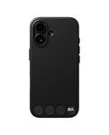 DailyObjects iPhone 17 Stack Classic Magnetic Case Cover | Compatible with Magsafe | Camera & Body Protection | Shock/Scratch Proof| Dual Hybrid Protection | Wireless Charging - Carbon Black