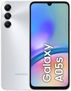 Samsung Galaxy A05s, Factory Unlocked Android Smartphone, 13MP Front Camera, Fast Charging, 64GB, Silver, 3 Year Manufacturer Extended Warranty (UK Version)