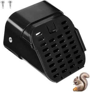 Kisotay 3"x4" Type-A Gutter Downspout Extensions, Removable Downspout Diverter, Gutter Splash Guard, Outlet Filter & Leaf Guard for Bottom of Downspouts(Black)