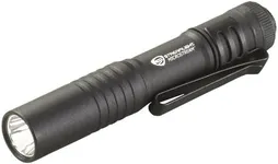 Streamlight MicroStream Ultra-Compact Aluminum Body with AAA Alkaline Battery, 45 Lumens - 66318, Black, 3.6 inches