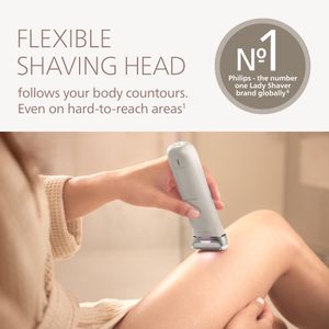 Philips Lady Shaver Series 8000 – White Electric Hair Removal