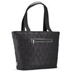 Fit & Fresh Metro 2-in-1 Quilted Tote, Multipurpose Travel and Work Bag with Insulated Cooler Compartment for Women, Laptop-Friendly, Thermal Insulated, Perfect for Office, Nurse, Teacher