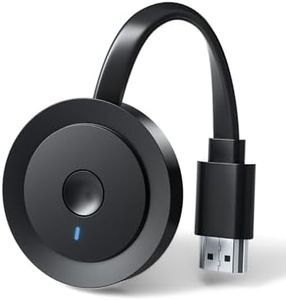 DARLYOR 4K 1080P Wireless Display Adapter, Stream PPT, Movies from i-Phone, Tablet, i-Pad, Laptop, PC to TV, Projector, Monitor - Wireless HDMI Screen Mirroring Dongle - Supports Airplay/Mircast/DLNA