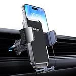 Blukar Car Phone Holder, Air Vent Car Phone Mount Cradle for Car 360° Rotation [2023 Upgraded Ultra Stable Hook Clip] - One Button Release Function for iPhone, Galaxy All 4.0''-7.0'' Phones​