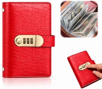 2027 Upgrade 100 Envelope Savings Challenge Book with Password Lock (Red)