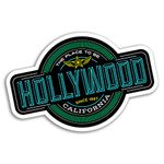 2 x 10cm Hollywood Vinyl Stickers - America USA Sticker Laptop Luggage #17845 (10cm Wide)