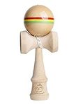 Kendama Kraze Beech Wooden Toy -Extra String (Natural Color&red&Yellow&Light Green)