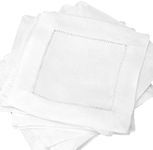 12 CleverDelights White Pure Linen 