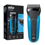 Braun Series 3 310s Electric Shaver for Men, Wet & Dry Shave, Rechargeable, Sensitive Skin Comfort, Waterproof, Braun Electric Shaver, Advanced German Engineering, Cordless