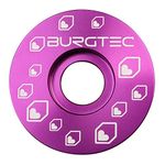 Burgtec Top Cap - Purple/Mountain Bike MTB Part Match Component Lightweight Alloy Accessories Cycling Biking Cycle Trail Ride Style Race Downhill Freeride Dirt Jump Screw Spacer Headset Stem Bolt Kit