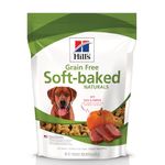 Hills Grain Free Soft-Baked Naturals Dog Treats, with Duck & Pumpkin, 8 oz bag