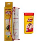 DDSS Dutch and Habro Goodbye Flying Insect Trap (1pc) + Mosquito Wipes (1pc) Effective and Powerful Safe Fly Catcher (Combo)