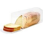 Youngever Plastic Bread Container, Sandwich Size Bread Storage Bin, Bread Dispenser