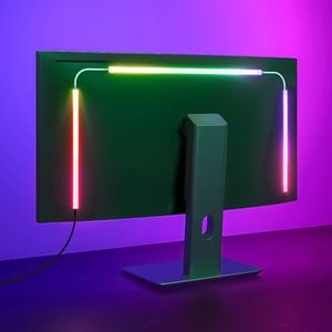 Sync RGB Backlight for 32 Inches Monitor,Yakiter,LED Strip Light Sync with Screen Color & Music for Games Movies etc,Software Control for 32" Screen,USB Powered