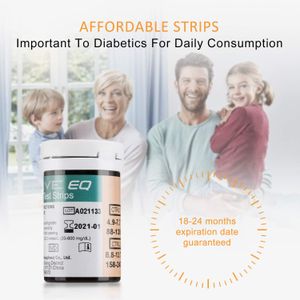 Exactive EQ Diabetes Testing Kit – Blood Glucose Monitor with Strips