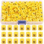 Swpeet 150Pcs Yellow【 Sizes M 】 Plastic Clothes Hanger Size Markers Color-Coding Hanger Sizes Hangers Tags Marker Garment Size for Wire Hangers Clothing Hangers with Storage Box