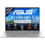 ASUS Vivobook S16,Intel Core Ultra 5 225H,AI PC(Intel Arc iGPU/16GB RAM/512GB SSD/FHD/16/60Hz/Backlit Keyboard/70Whr/Windows 11/M365 Basic(1Year)*/Office Home 2024/Cool Silver/1.7 Kg) S3607CA-SH071WS
