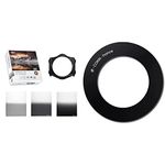 Cokin WP-H3H0-25 P Series Gradual ND Filter Kit with Holder, grey & P472 72mm TH0.75 Adapter, Black