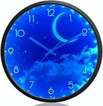 OCEST Night Light Wall Clock for Be