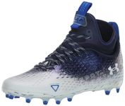 Under Armour Men's Sportlight Lux MC 2.0 Football Cleat, (401) Midnight Navy/White/White, 10