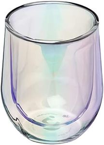 Corkcicle Glassware Coffee & Wine Cup - 2 Double-Insulated Thermal Cup - Brandy, Whiskey, & Rum Tumbler - Espresso, Coffee, & Tea Mug - Prismatic Finish - 12oz/355ml, Pack of 2