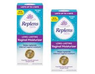 Replens Long-Lasting Vaginal Restores Vaginal Moisture Moisturizer, 8 Pre-Filled Applicators (Pack of 2)