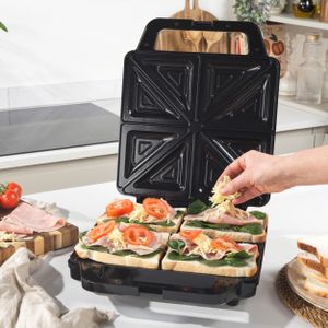 Salter Deep Fill Sandwich Toaster – Non-Stick Plates, Easy Clean