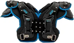 CHAMPRO Gauntlet II Football Shoulder Pads, Medium,Black