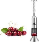 Premium Cherry Pitter - 304 Stainless Steel Cherry Seed Remover, Durable Fruit Pit Corer, Press-Type Kitchen Tool for Effortless Pit Removal and Labor Saving