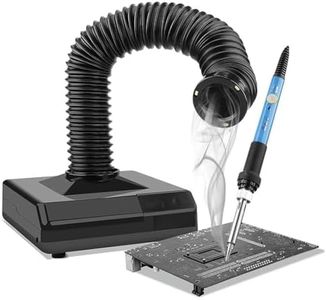 Extracteur de fumée de soudure, machine d'aspiration de poussière de meulage avec lumière LED, élimine la fumée de soudage et la poussière de meulage, pour atelier de réparation électronique, station