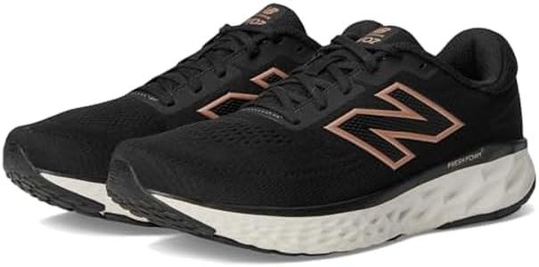 New Balance Damen Fresh Foam X EVOZ v4 Laufschuhe, Phantom/Black/Silver Metallic/Sea Salt, 41.5/M
