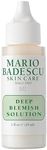 Mario Badescu Deep Blemish Solution, Spot Treatment for Face with Potent Zinc Oxide, Niacinamide and B Vitamins Overnight Treatment Serum that Targets Large Blemishes Under the Skin 1 Fl Oz.